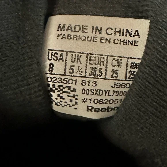 EUC Reebok Sublite Duo Black/HotPink Laces Size 8 - Picture 2 of 8